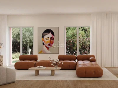 Living room; natural light, wood floor, modern style