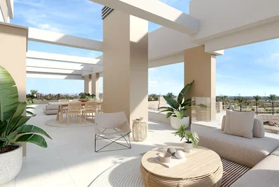 Terras; uitzicht, natuurlijk licht, moderne stijl