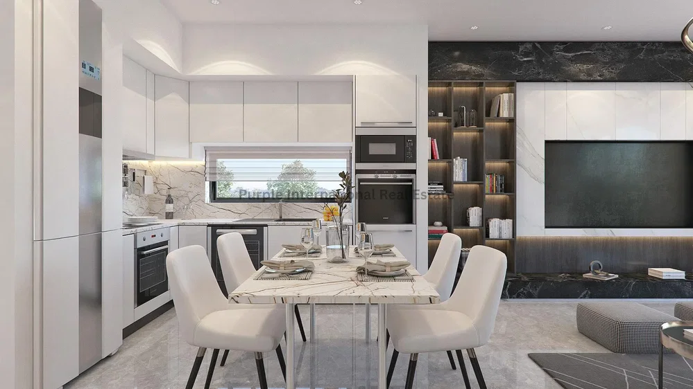 Kitchen; kitchen appliances, view, natural light, modern style