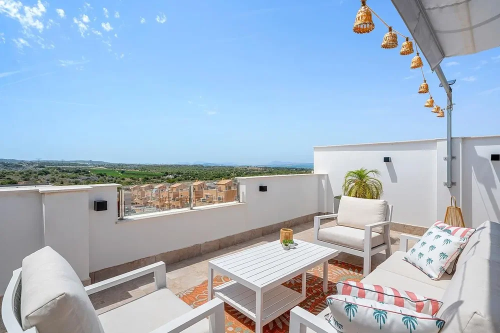 Terrazza; vista, luce naturale