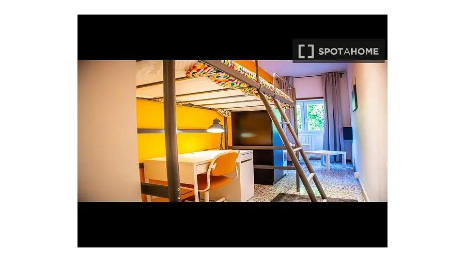 Chambre d'enfant; lumière naturelle, style moderne