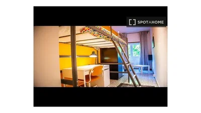 Chambre d'enfant; lumière naturelle, style moderne