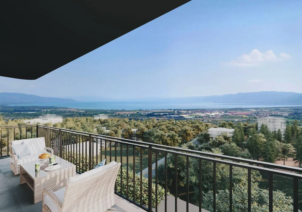 Balkon; manzara, doğal ışık