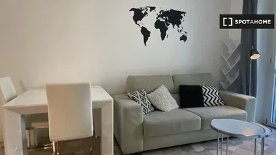 Soggiorno; stile moderno, luce naturale, pavimento in legno