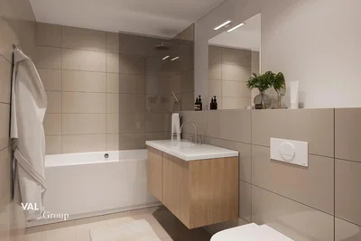 Baño; renovado, suelo de baldosas, luz natural