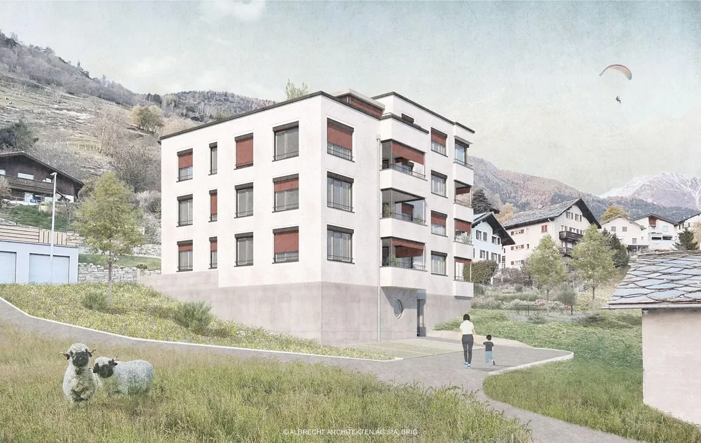 Haus und umgebung; blick, tageslicht