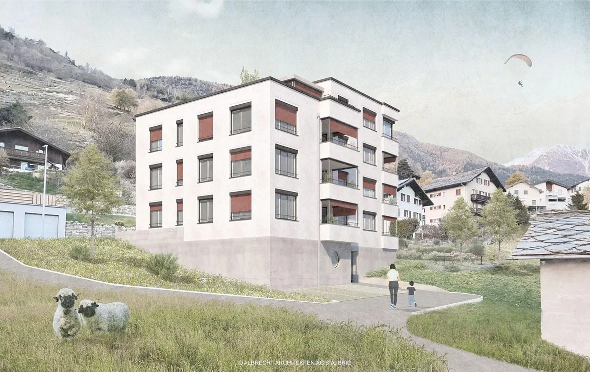 Haus und umgebung; blick, tageslicht