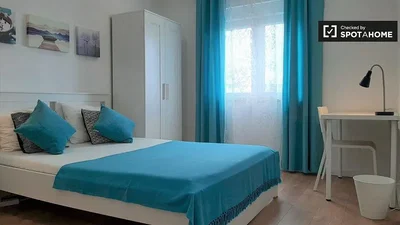 Schlafzimmer; tageslicht, moderner stil