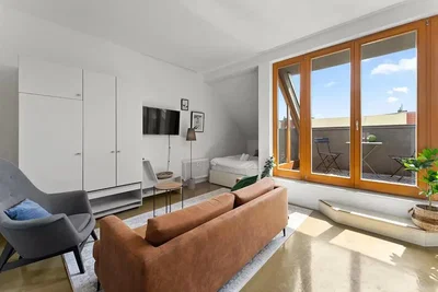 Wohnzimmer; tageslicht, moderner stil