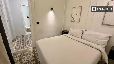 Schlafzimmer; tageslicht, moderner stil