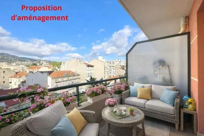 Balkon; výhled, přirozené světlo