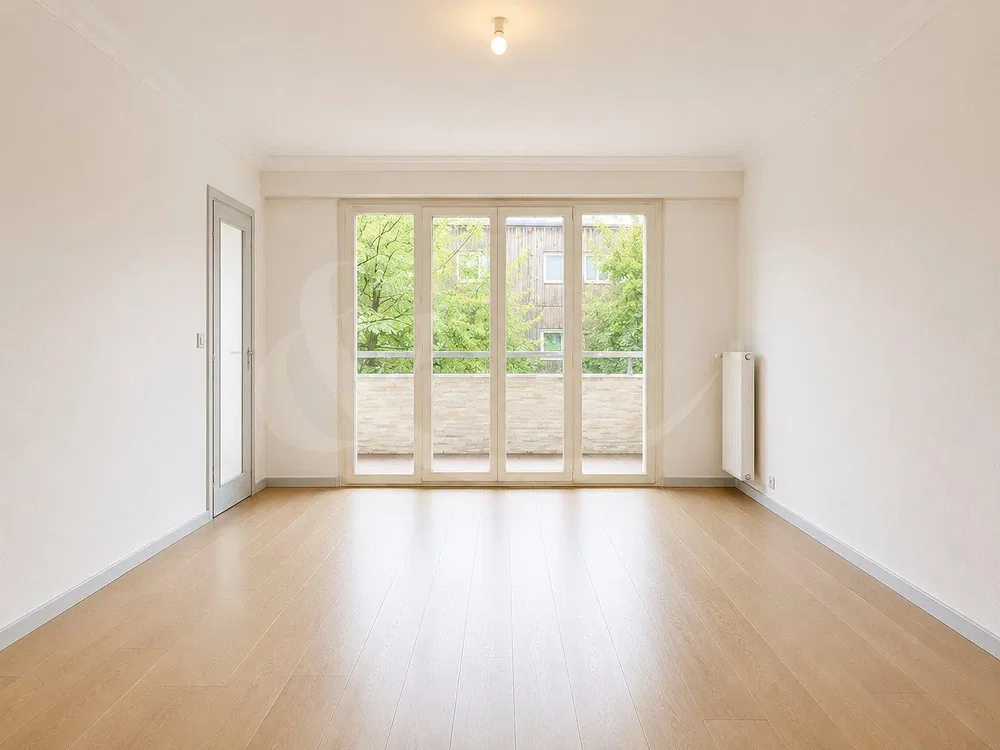 Salon; parquet, lumière naturelle, vue