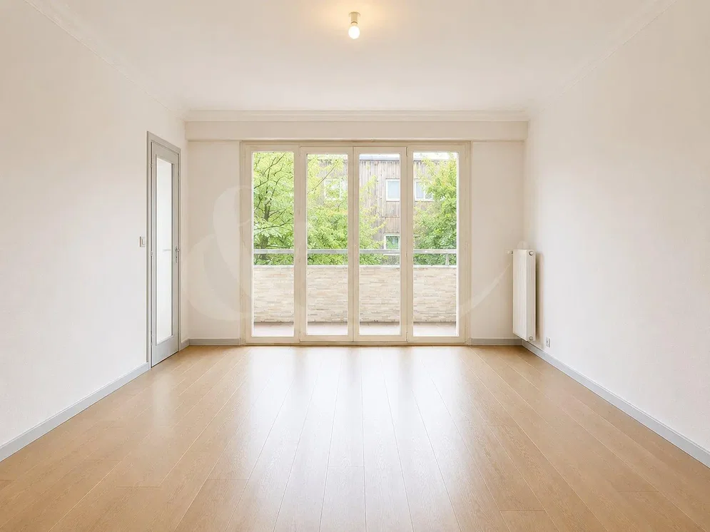 Salon; parquet, lumière naturelle, vue