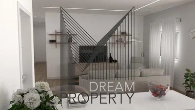 Salón; luz natural, estilo moderno