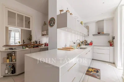 Kuhinja; kuhinjski aparati, prirodno svjetlo, moderni stil, renoviran