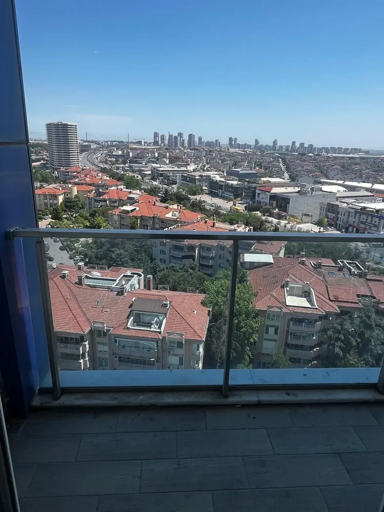 Balkon; manzara, fayans zemin