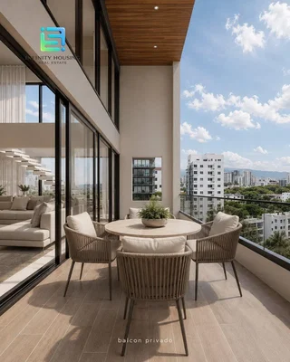 Balkon; pogled, prirodno svjetlo