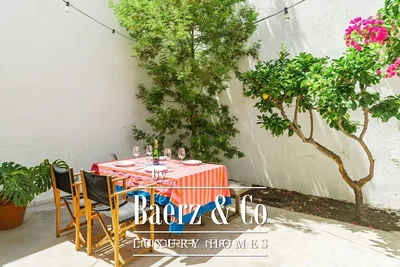 Terrasse; lumière naturelle, style rustique
