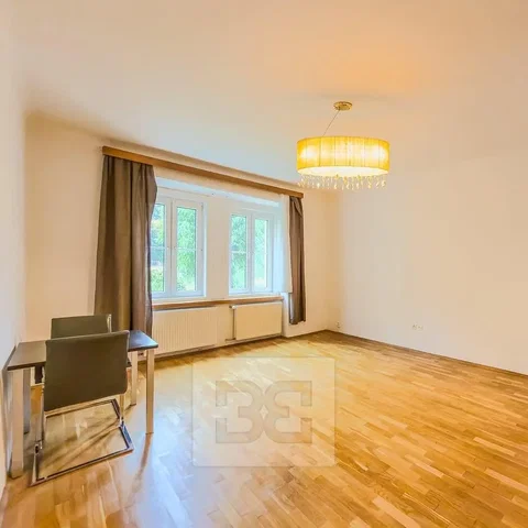 Living room; wood floor, natural light