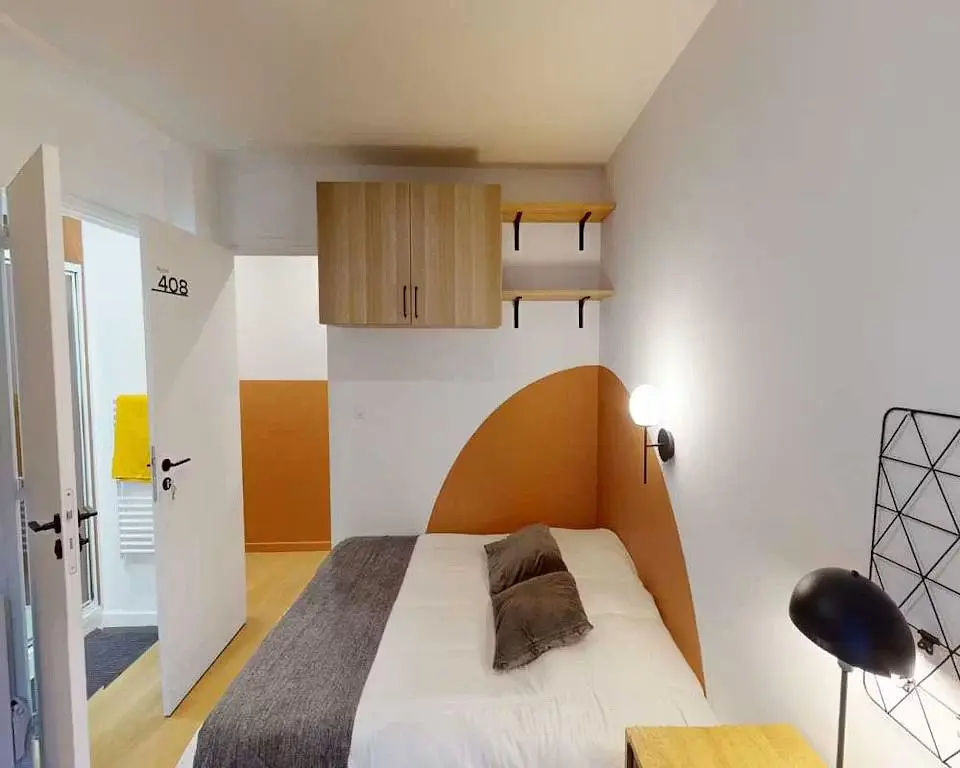 Quarto; luz natural, estilo moderno
