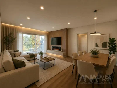 Salon; lumière naturelle, parquet, style moderne, rénové