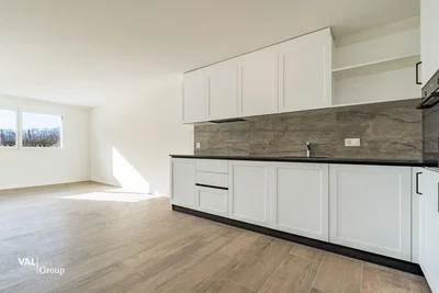 Cuisine; électroménager, carrelage, lumière naturelle, rénové