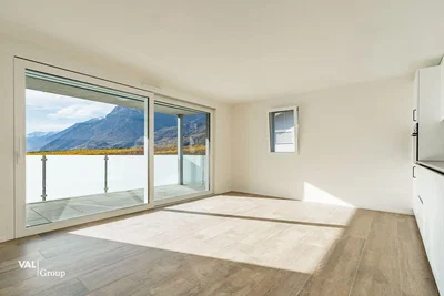 Salon; vue, parquet, lumière naturelle