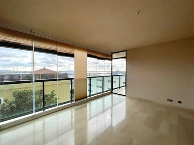 Balcony; tile floor, view, natural light