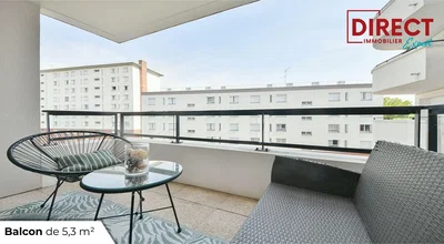 Balcon; vue, lumière naturelle