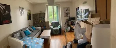 Dnevna soba; prirodno svjetlo, drveni pod