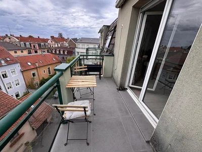 Balkon; pogled, prirodno svjetlo