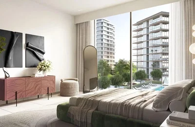 Camera da letto; vista, luce naturale, stile moderno