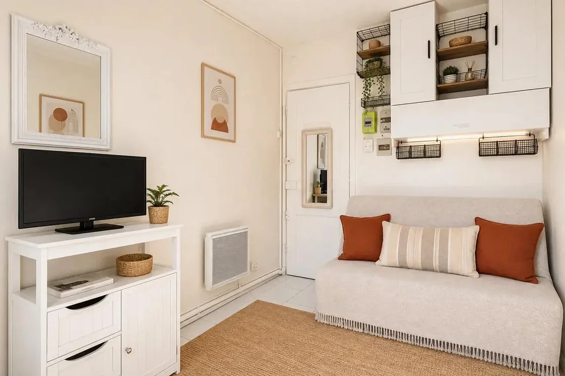 Wohnzimmer; moderner stil, tageslicht, holzboden