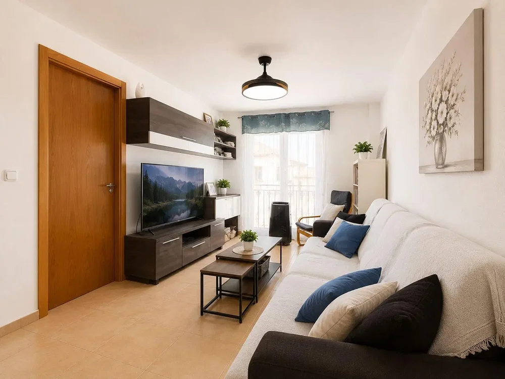 Oturma odası; doğal ışık, modern stil