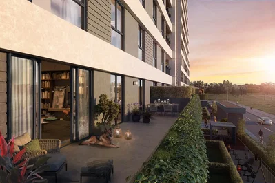 Balkon; manzara, doğal ışık