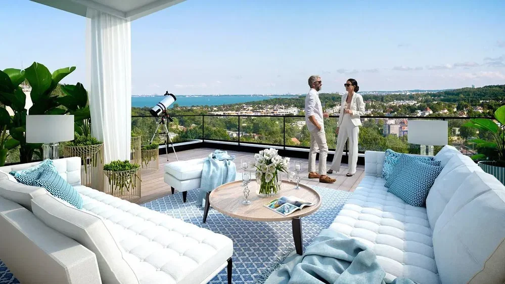 Balkon; pogled, prirodno svjetlo