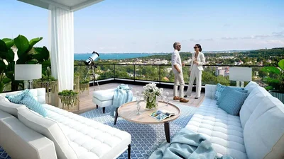 Balkon; pogled, prirodno svjetlo