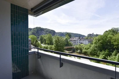 Balkon; blick, tageslicht