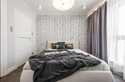 Spavaća soba; prirodno svjetlo, moderni stil