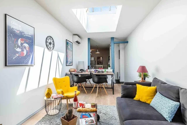 Wohnzimmer; tageslicht, moderner stil