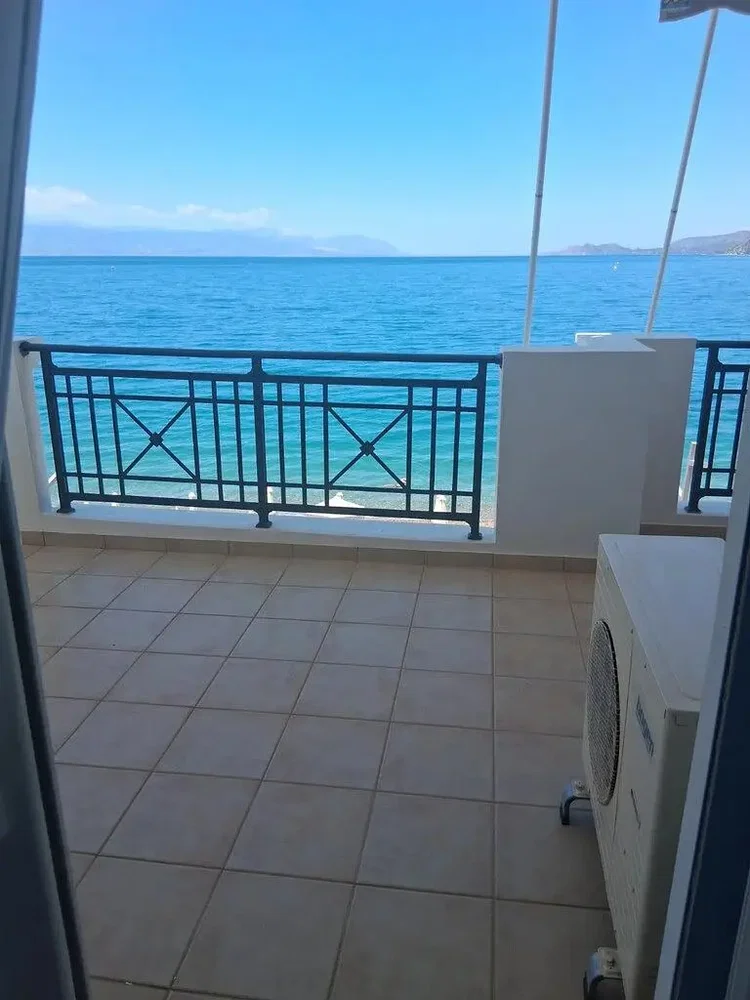 Balcon; vue, carrelage