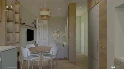 Oturma odası; modern stil, ahşap zemin, doğal ışık
