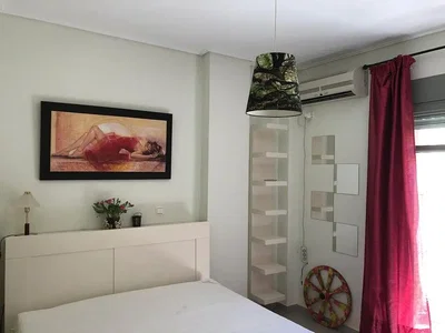 Chambre; lumière naturelle, style moderne