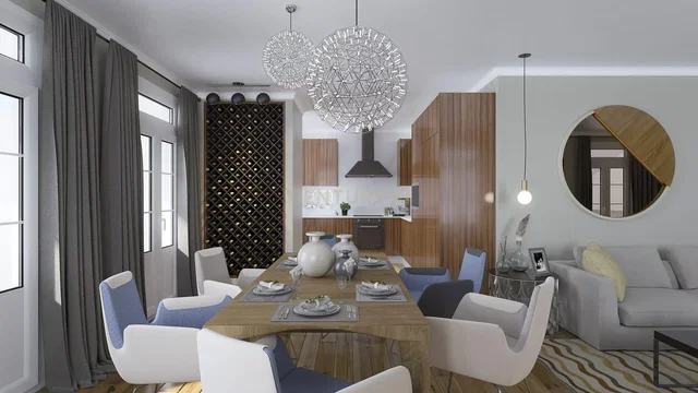 Oturma odası; doğal ışık, modern stil, ahşap zemin