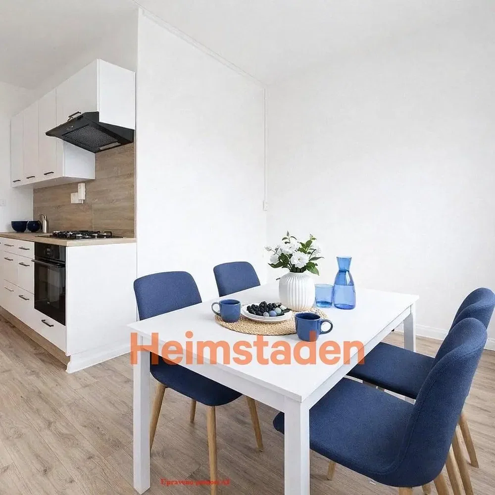 Cuisine; électroménager, parquet, lumière naturelle, style moderne