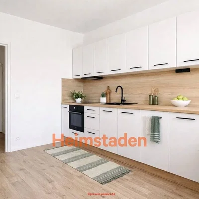 Küche; küchengeräte, holzboden, tageslicht, moderner stil