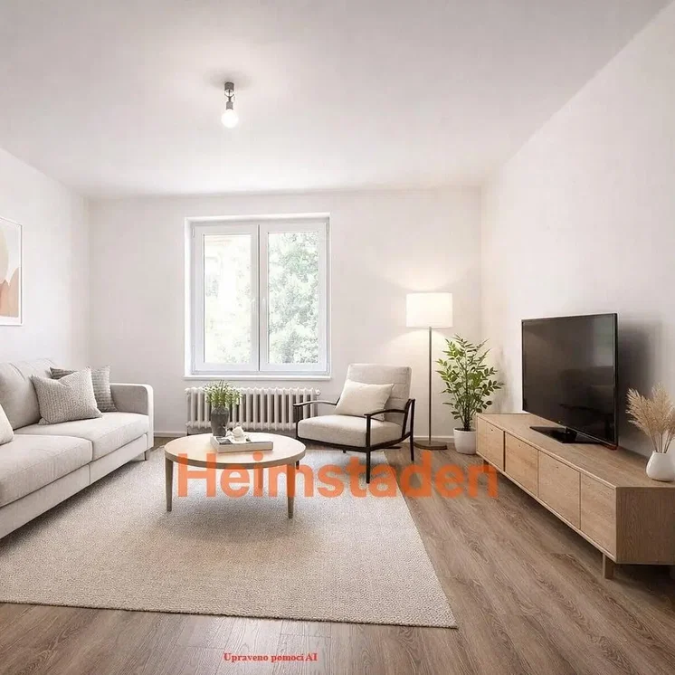 Woonkamer; natuurlijk licht, houten vloer, moderne stijl