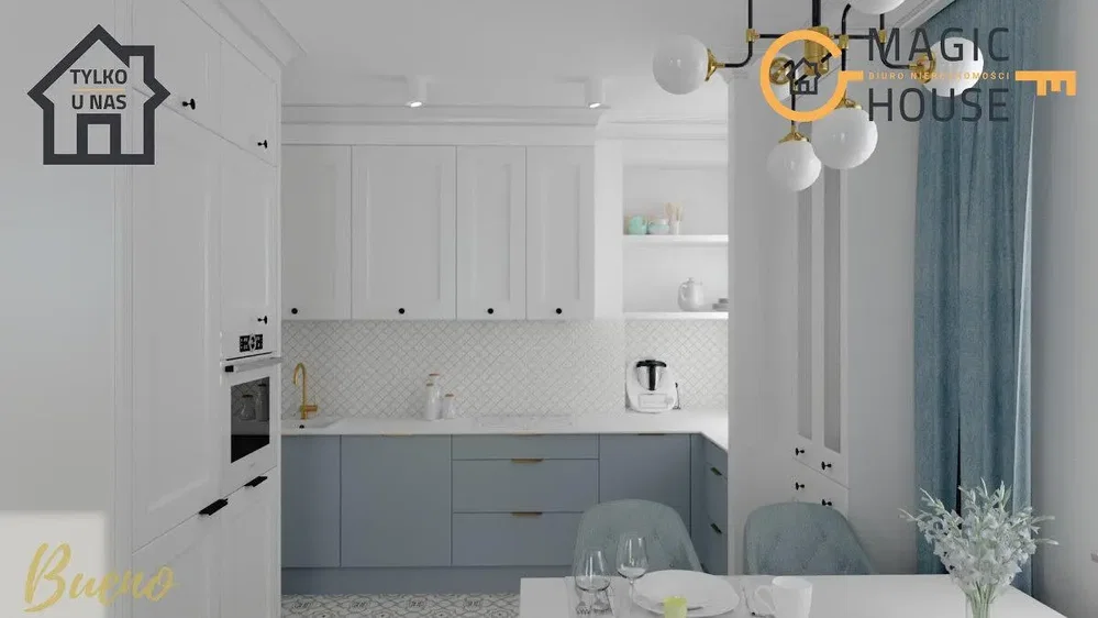 Kitchen; kitchen appliances, modern style, natural light