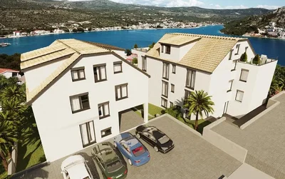 Maison et environs; vue