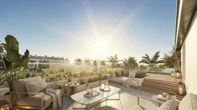 Terrasse; vue, lumière naturelle, style moderne